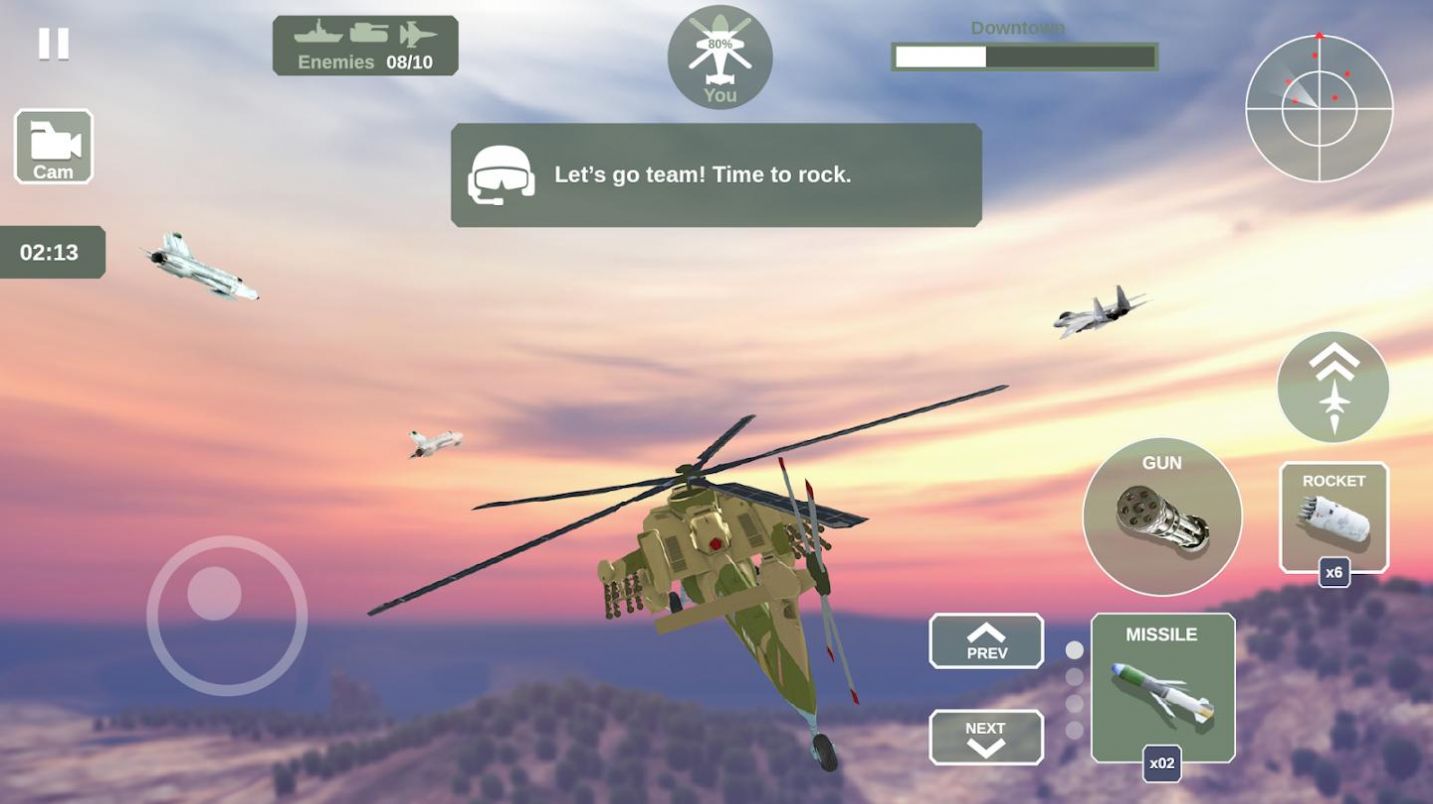 直升机模拟器战争